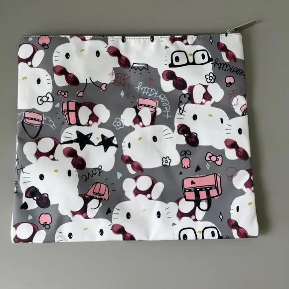Lesportsac Hello Kitty 1zipper Pouch Extra Large NWT - Picture 2 of 3